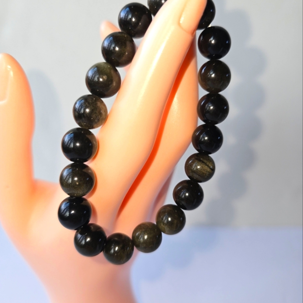 🐰SALE🐰 10mm Golden Obsidian Bracelet